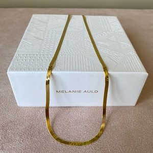 Melanie Auld 3mm Herringbone Gold Vermeil Chain